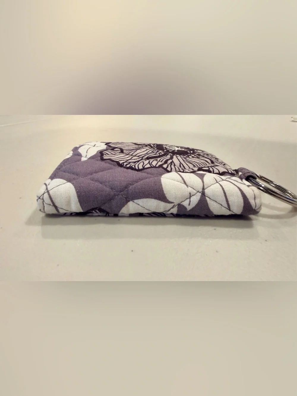 RETIRED: Vera Bradley | Moon Shadow Meadow, Campus Double ID Wallet Keychain